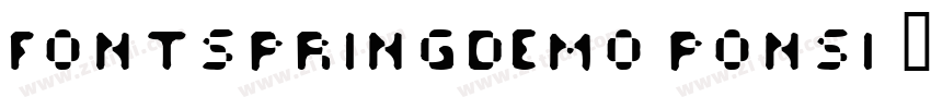 FONTSPRINGDEMO Ponsi字体转换